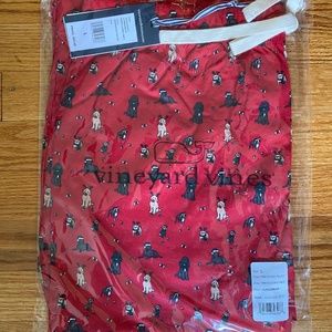 Vineyard Vines Holiday Lounge Pants-dogs L